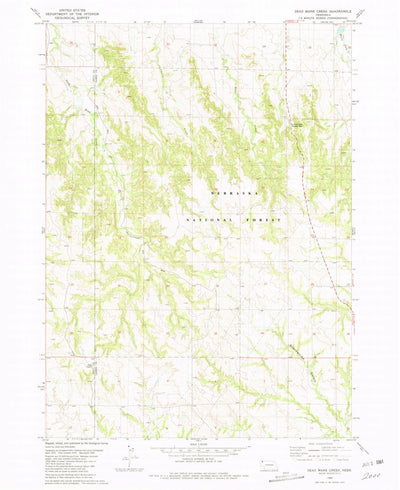 United States Geological Survey Dead Mans Creek, NE (1980, 24000-Scale) digital map