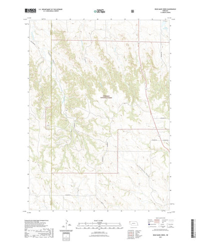 United States Geological Survey Dead Mans Creek, NE (2021, 24000-Scale) digital map