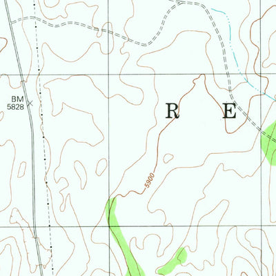 United States Geological Survey Dead Monkey Ridge, AZ (1982, 24000-Scale) digital map