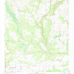 United States Geological Survey Dead Tiger Creek, MS (1957, 24000-Scale) digital map