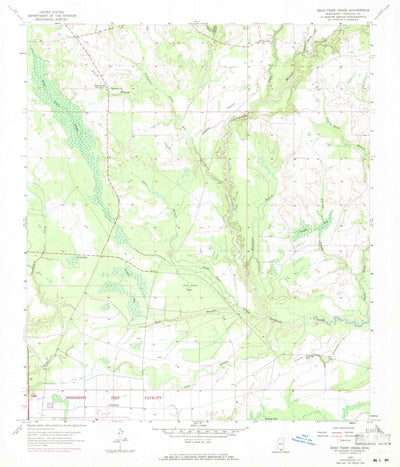 United States Geological Survey Dead Tiger Creek, MS (1957, 24000-Scale) digital map