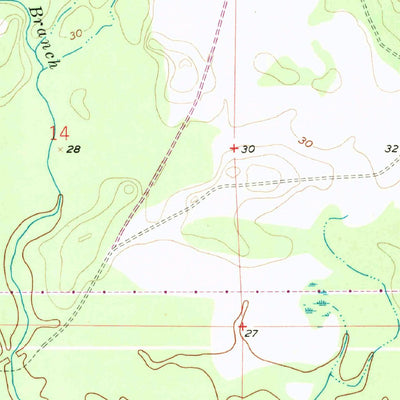 United States Geological Survey Dead Tiger Creek, MS (1957, 24000-Scale) digital map