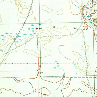 United States Geological Survey Dead Tiger Creek, MS (1996, 24000-Scale) digital map