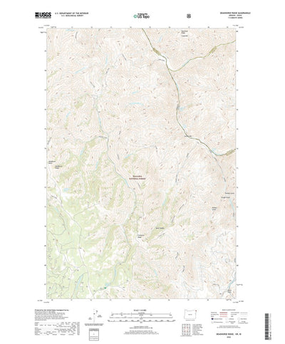 United States Geological Survey Deadhorse Ridge, OR (2020, 24000-Scale) digital map
