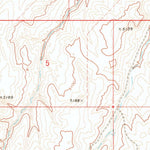 United States Geological Survey Deadline Draw, WY (1966, 24000-Scale) digital map