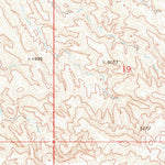 United States Geological Survey Deadline Draw, WY (1966, 24000-Scale) digital map