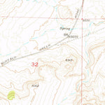 United States Geological Survey Deadman Butte, WY (1952, 24000-Scale) digital map