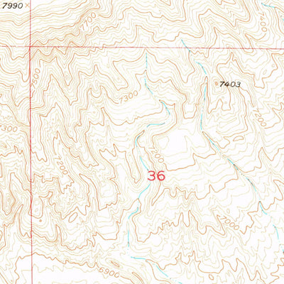 United States Geological Survey Deadman Butte, WY (1952, 24000-Scale) digital map
