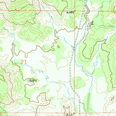 United States Geological Survey Deadman Canyon, UT (1972, 24000-Scale) digital map