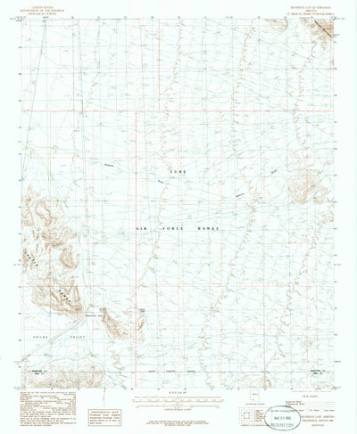 United States Geological Survey Deadman Gap, AZ (1986, 24000-Scale) digital map