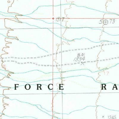 United States Geological Survey Deadman Gap, AZ (1986, 24000-Scale) digital map