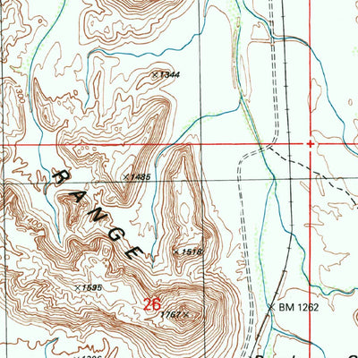 United States Geological Survey Deadman Gap, AZ (1996, 24000-Scale) digital map