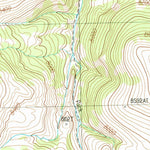 United States Geological Survey Deadman Lake, MT-ID (1987, 24000-Scale) digital map