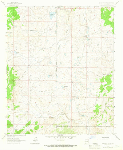 United States Geological Survey Deadman Lake, NM (1963, 24000-Scale) digital map
