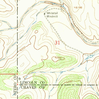 United States Geological Survey Deadman Lake, NM (1963, 24000-Scale) digital map