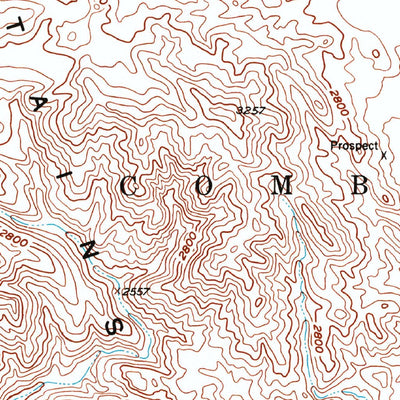 United States Geological Survey Deadman Lake SE, CA (1955, 24000-Scale) digital map