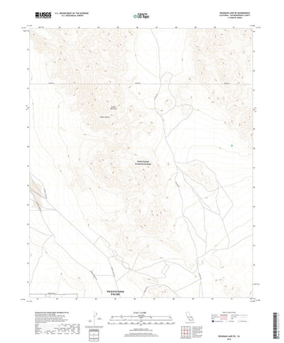 United States Geological Survey Deadman Lake SE, CA (2018, 24000-Scale) digital map