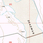 United States Geological Survey Deadman Lake SW, CA (1955, 24000-Scale) digital map