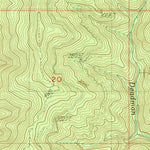 United States Geological Survey Deadman Mountain, OR (1989, 24000-Scale) digital map