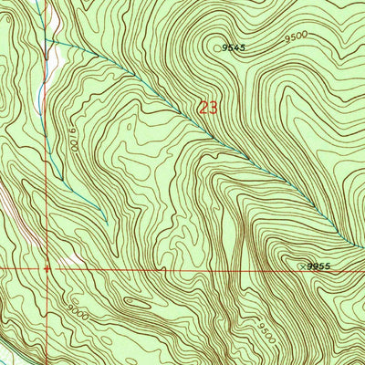 United States Geological Survey Deadman Mountain, UT-WY (1972, 24000-Scale) digital map