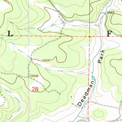 United States Geological Survey Deadman Park, CO (1967, 24000-Scale) digital map