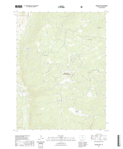 United States Geological Survey Deadman Park, CO (2022, 24000-Scale) digital map