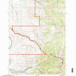 United States Geological Survey Deadman Pass, MT-ID (1997, 24000-Scale) digital map