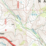 United States Geological Survey Deadman Pass, MT-ID (1997, 24000-Scale) digital map