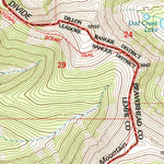 United States Geological Survey Deadman Pass, MT-ID (1997, 24000-Scale) digital map