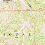 United States Geological Survey Deadman Peak, WA-OR (1967, 24000-Scale) digital map