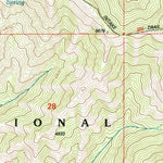 United States Geological Survey Deadman Peak, WA-OR (1995, 24000-Scale) digital map