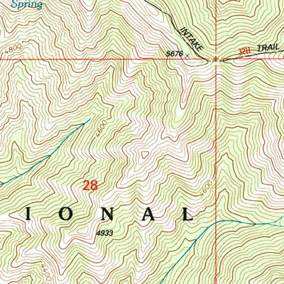 United States Geological Survey Deadman Peak, WA-OR (1995, 24000-Scale) digital map