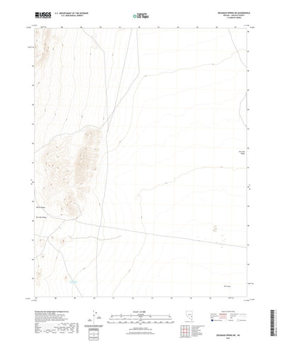 United States Geological Survey Deadman Spring NE, NV (2021, 24000-Scale) digital map