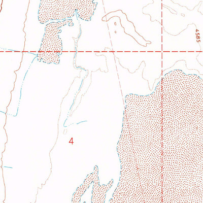 United States Geological Survey Deadman Spring SE, NV (1970, 24000-Scale) digital map