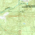 United States Geological Survey Deadmans Hill, MI (1986, 24000-Scale) digital map