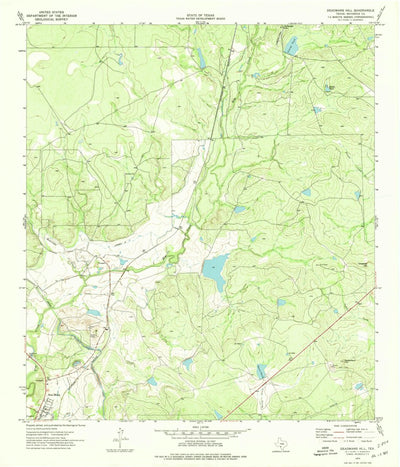 United States Geological Survey Deadmans Hill, TX (1974, 24000-Scale) digital map