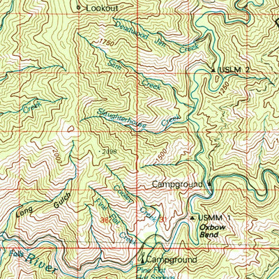 United States Geological Survey Deadwood River, ID (1982, 100000-Scale) digital map