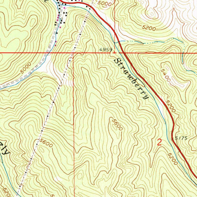 United States Geological Survey Deadwood South, SD (1961, 24000-Scale) digital map