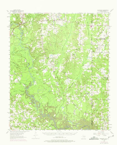 United States Geological Survey Deadwood, TX-LA (1956, 62500-Scale) digital map