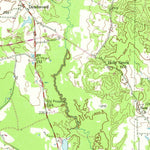 United States Geological Survey Deadwood, TX-LA (1956, 62500-Scale) digital map