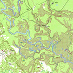 United States Geological Survey Deadwood, TX-LA (1956, 62500-Scale) digital map