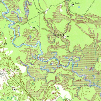 United States Geological Survey Deadwood, TX-LA (1956, 62500-Scale) digital map