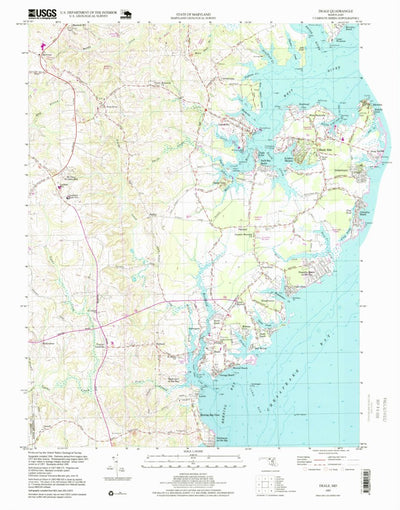 United States Geological Survey Deale, MD (1997, 24000-Scale) digital map