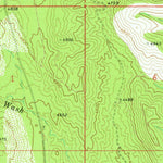 United States Geological Survey Dean Peak, AZ (1968, 24000-Scale) digital map