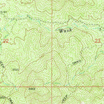 United States Geological Survey Dean Peak, AZ (1968, 24000-Scale) digital map