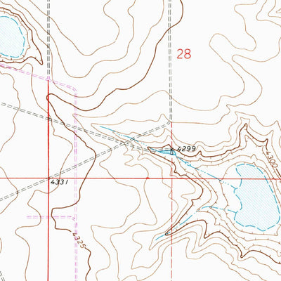 United States Geological Survey Dean Ranch, NM (1973, 24000-Scale) digital map