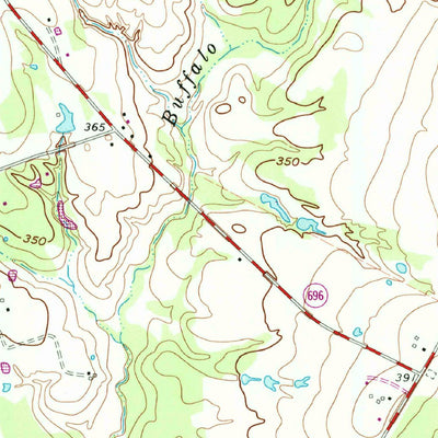 United States Geological Survey Deanville, TX (1960, 24000-Scale) digital map