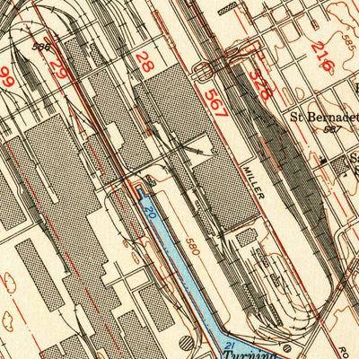 United States Geological Survey Dearborn, MI (1952, 24000-Scale) digital map