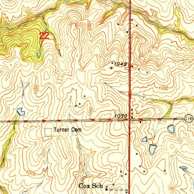 United States Geological Survey Dearborn, MO (1951, 24000-Scale) digital map