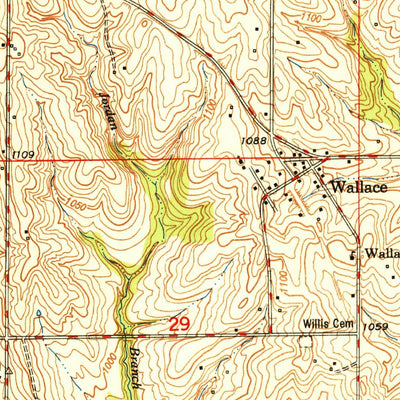 United States Geological Survey Dearborn, MO (1951, 24000-Scale) digital map